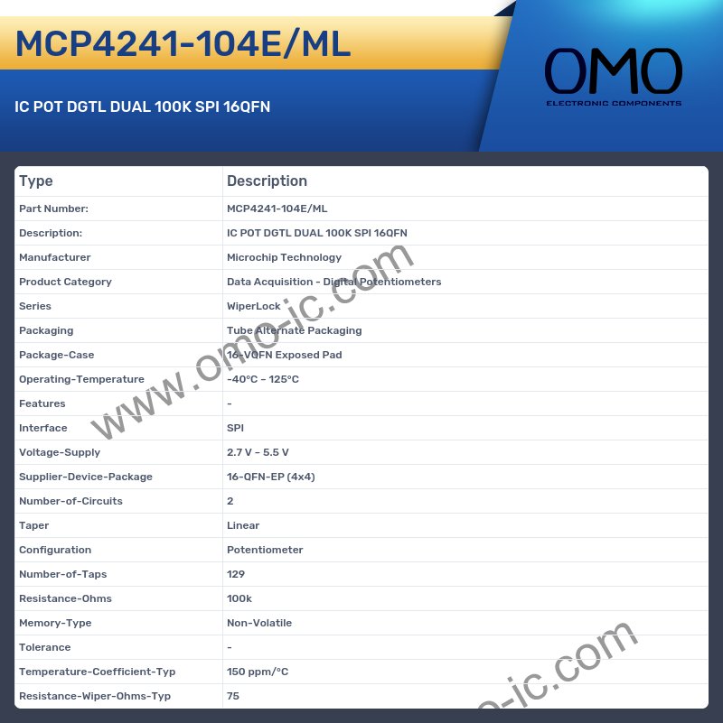 MCP4241-104E/ML