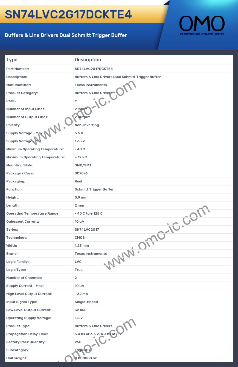 SN74LVC2G17DCKTE4