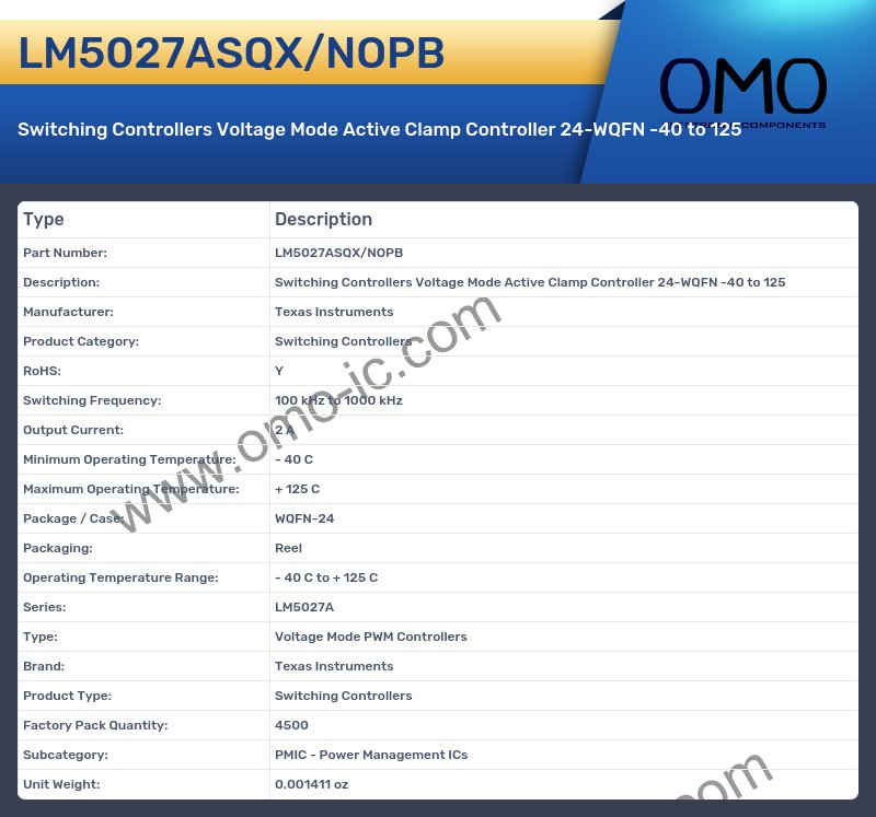 LM5027ASQX/NOPB