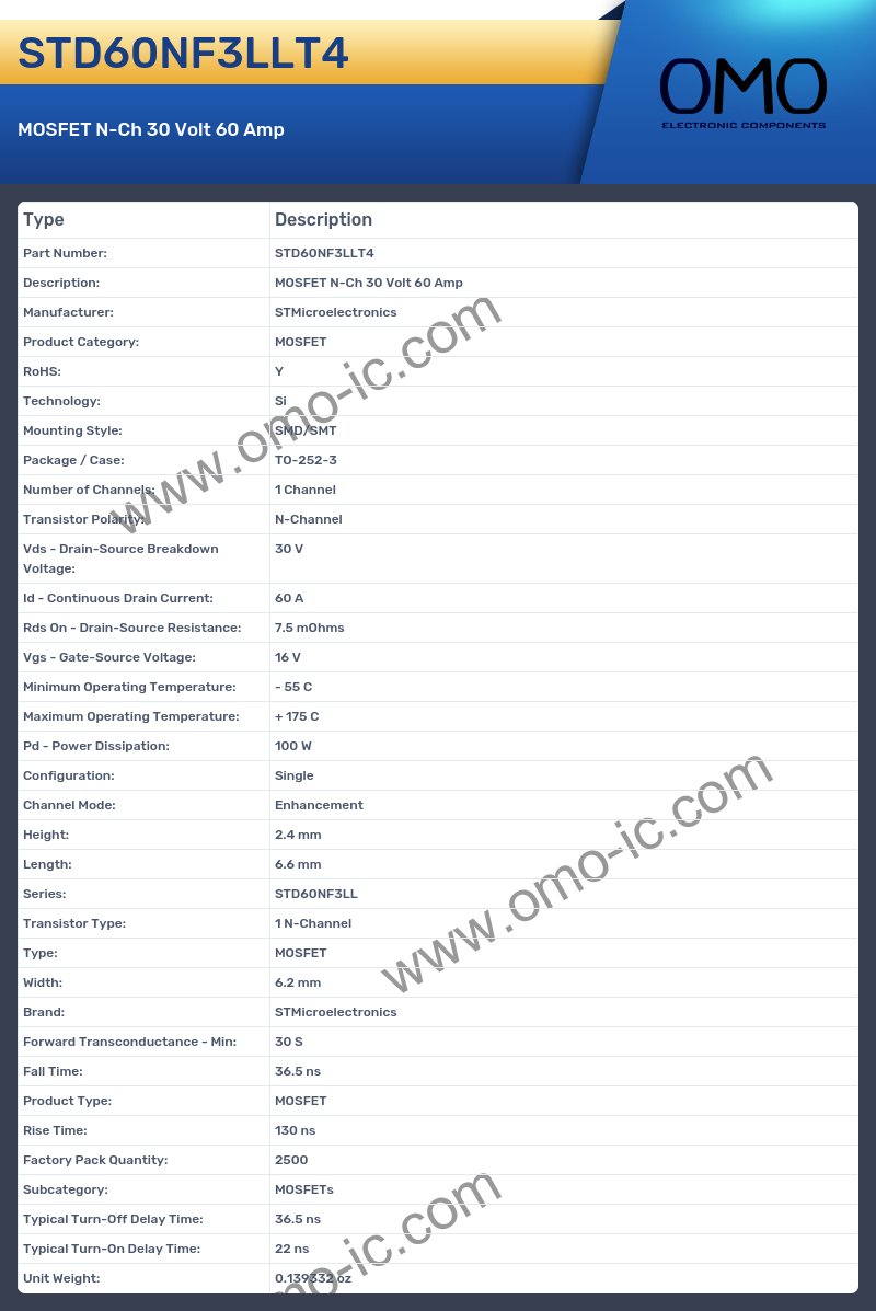 STD60NF3LLT4