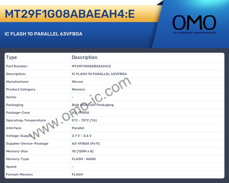 MT29F1G08ABAEAH4:E