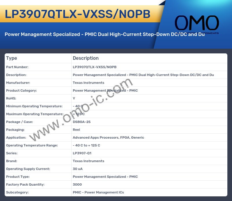 LP3907QTLX-VXSS/NOPB