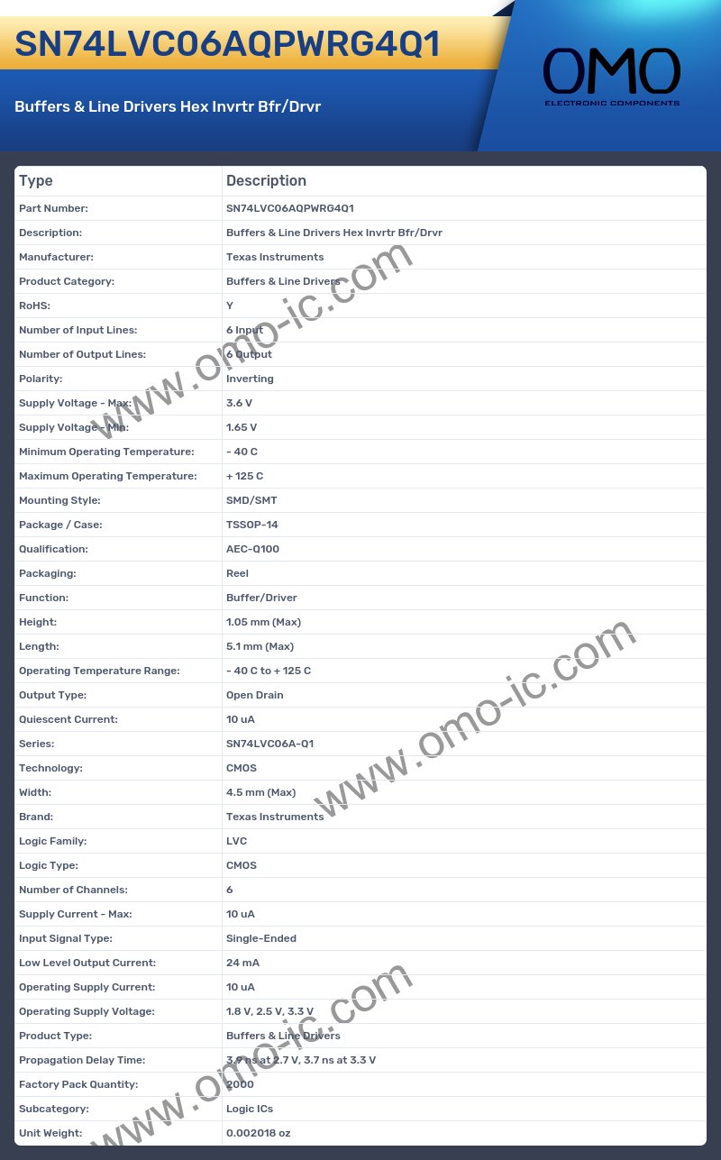 SN74LVC06AQPWRG4Q1