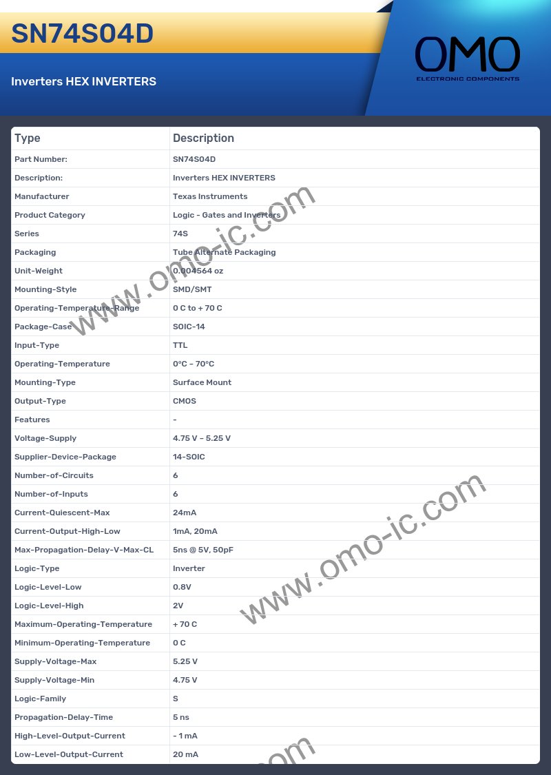 SN74S04D