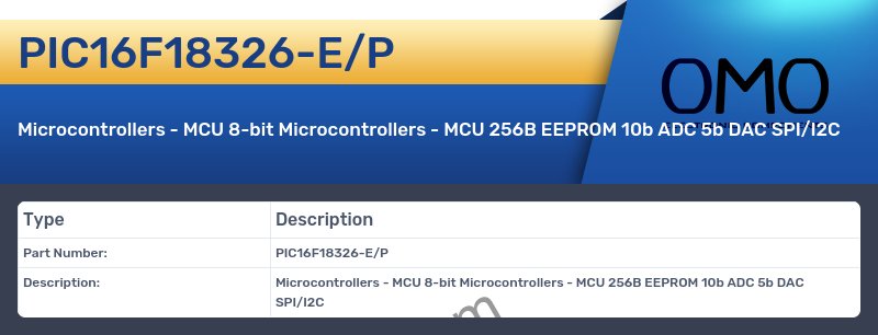 PIC16F18326-E/P