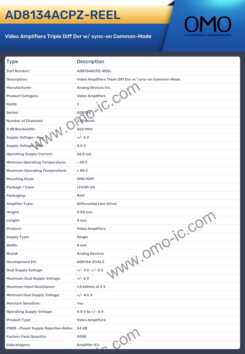 AD8134ACPZ-REEL