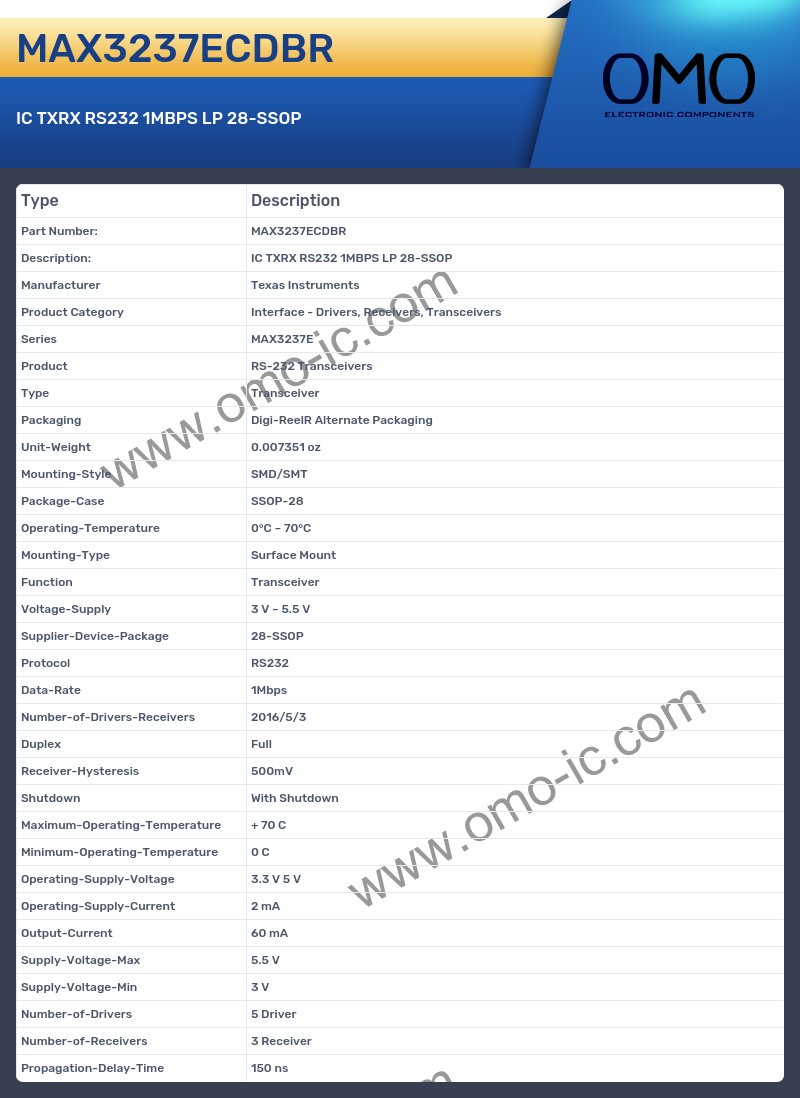 MAX3237ECDBR