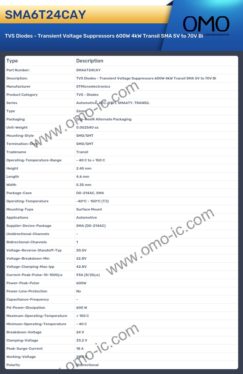 SMA6T24CAY