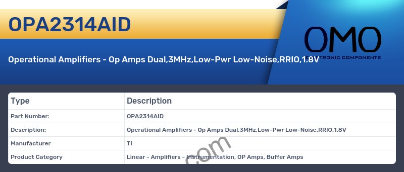 OPA2314AID