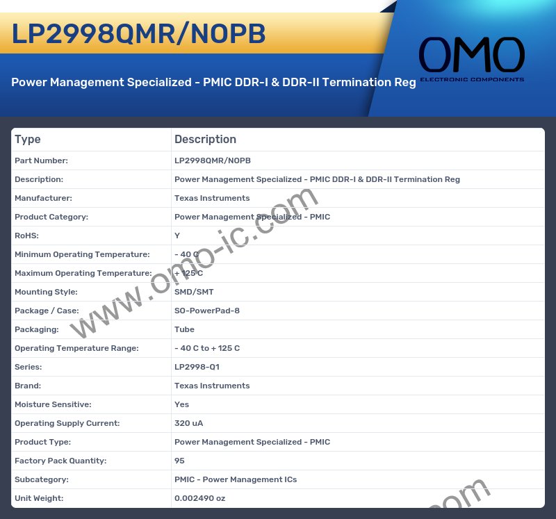 LP2998QMR/NOPB