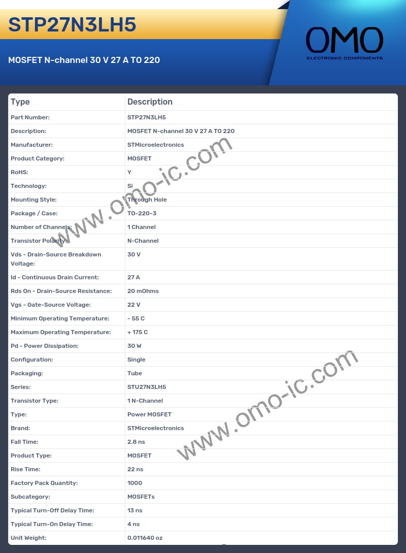 STP27N3LH5
