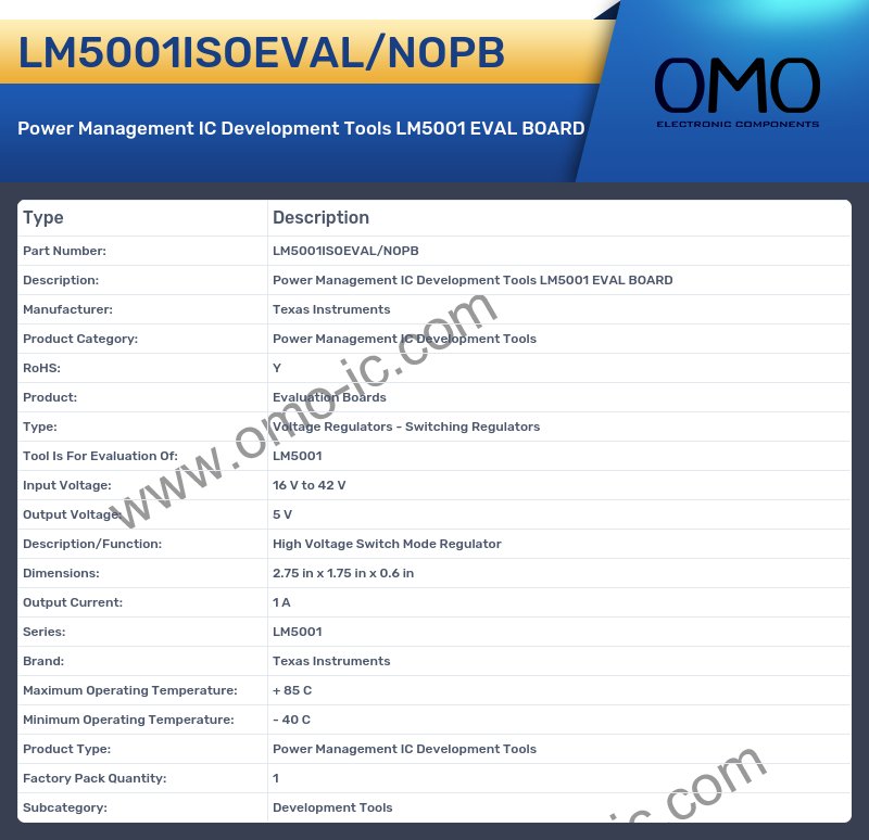 LM5001ISOEVAL/NOPB