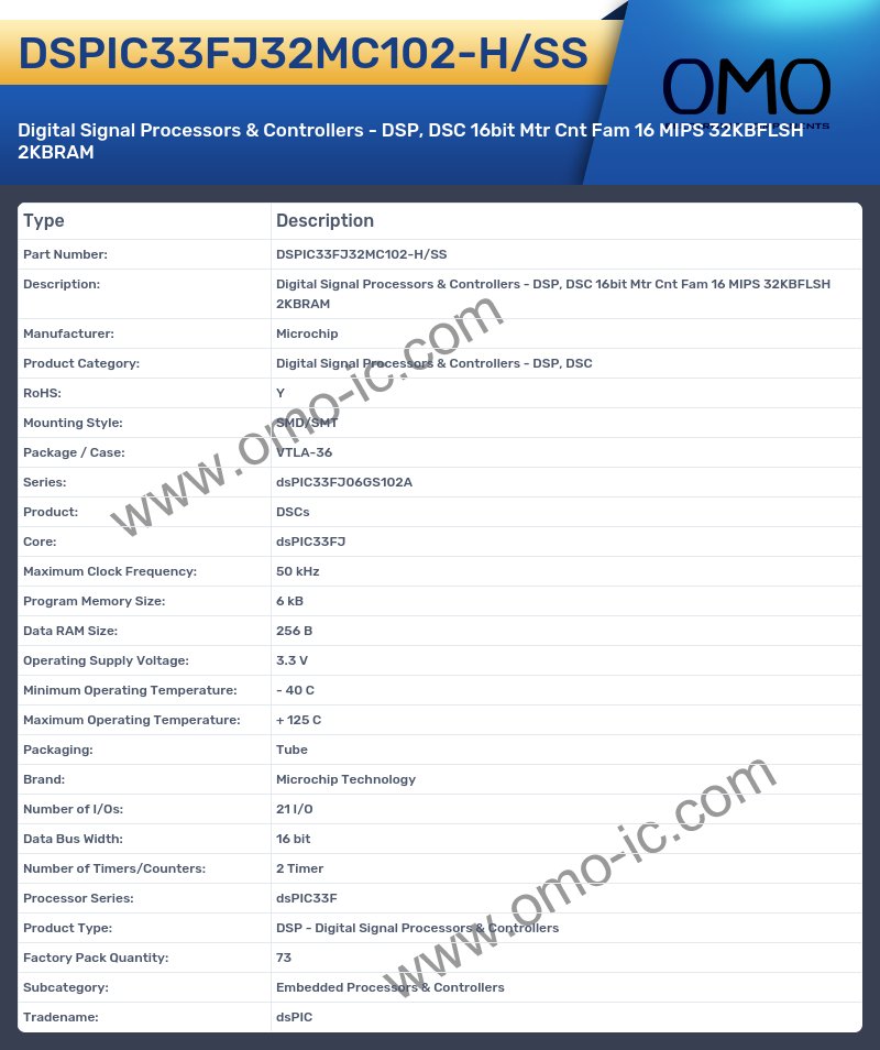 DSPIC33FJ32MC102-H/SS