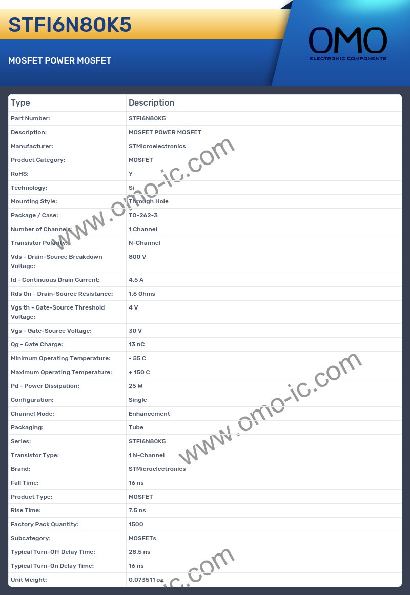 STFI6N80K5