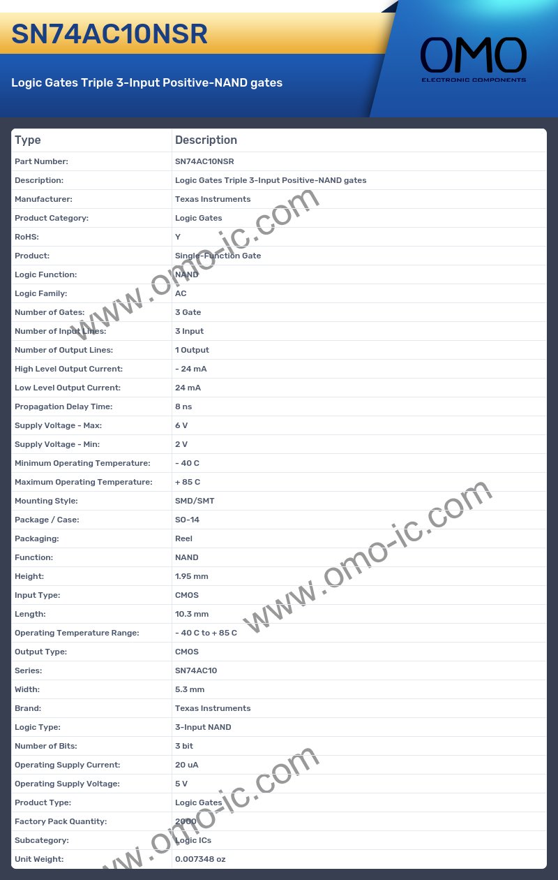 SN74AC10NSR