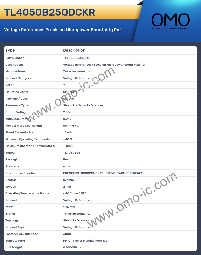 TL4050B25QDCKR