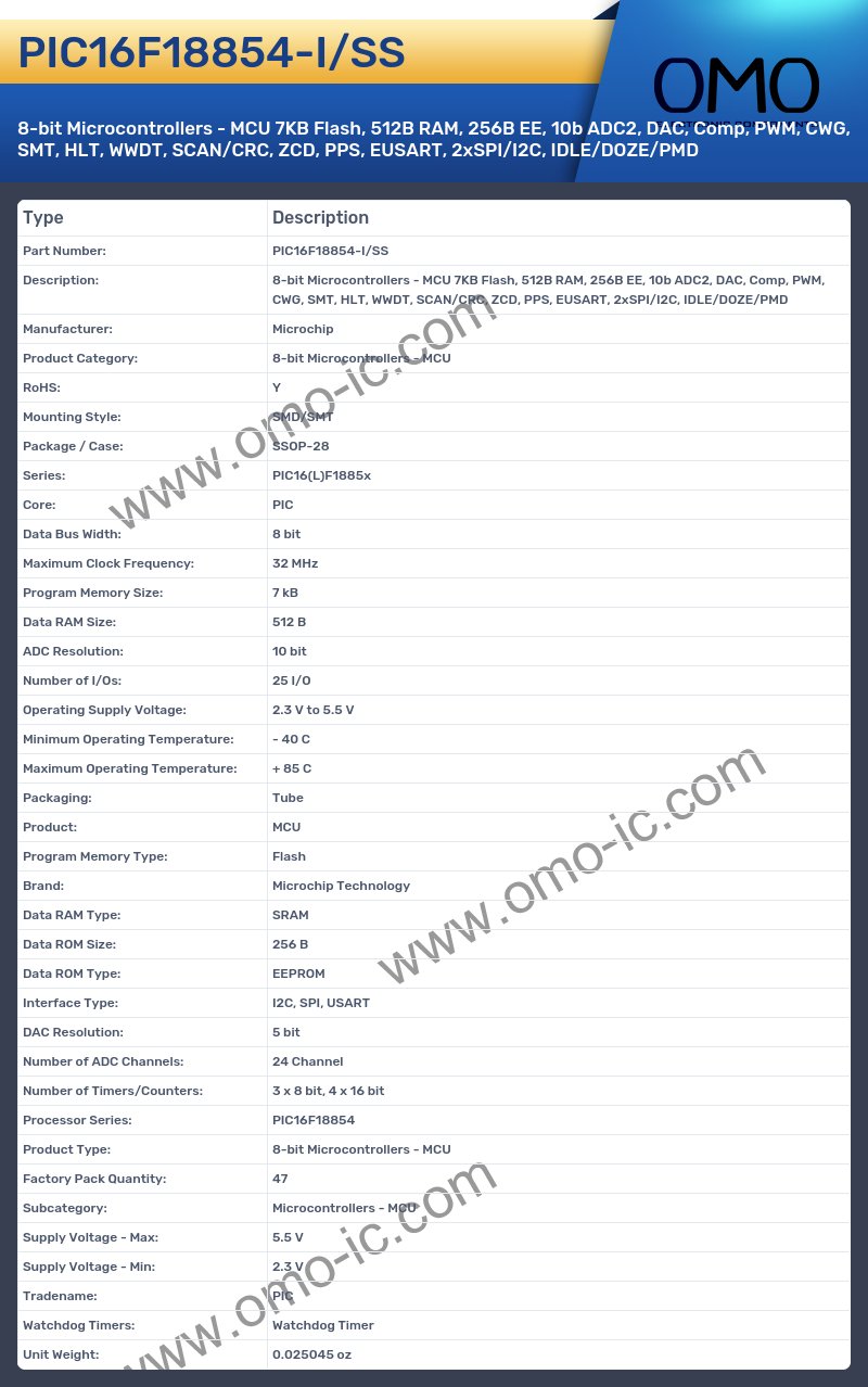 PIC16F18854-I/SS