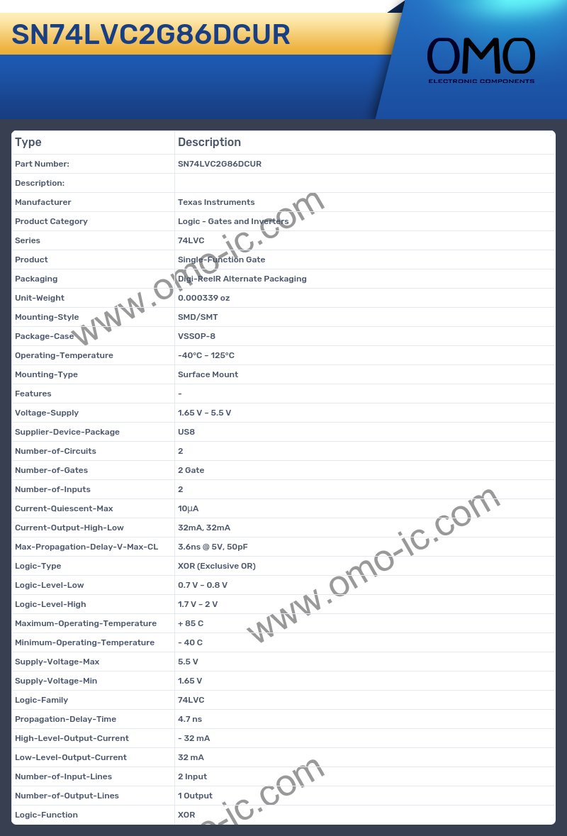 SN74LVC2G86DCUR