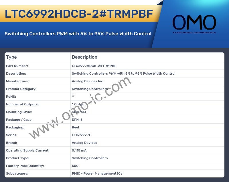 LTC6992HDCB-2#TRMPBF