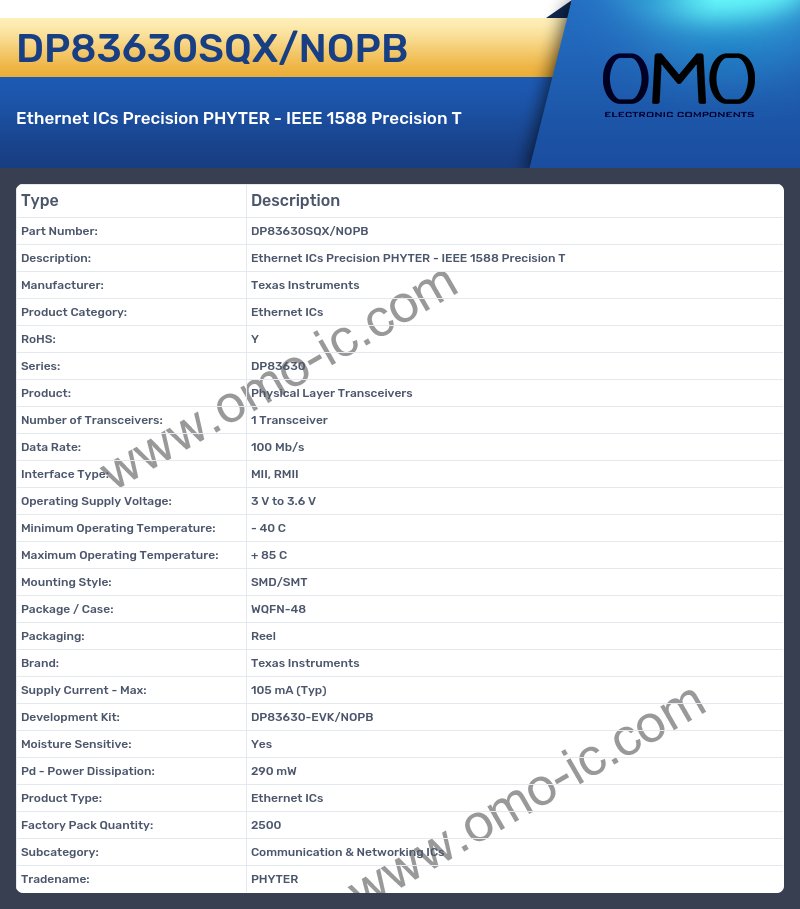DP83630SQX/NOPB