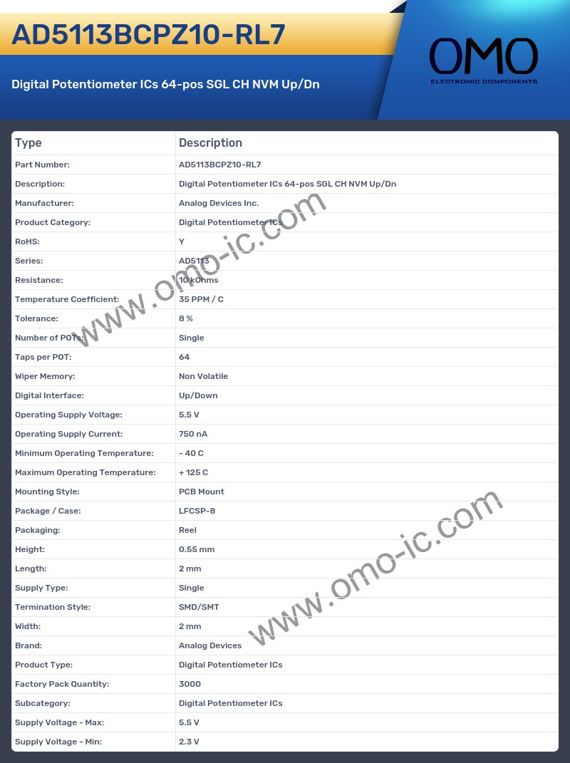AD5113BCPZ10-RL7