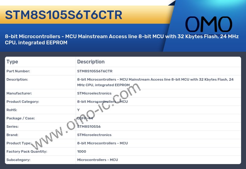 STM8S105S6T6CTR