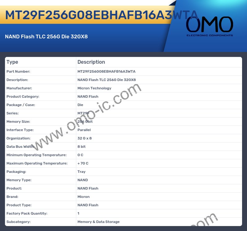 MT29F256G08EBHAFB16A3WTA