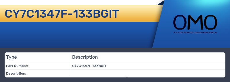 CY7C1347F-133BGIT