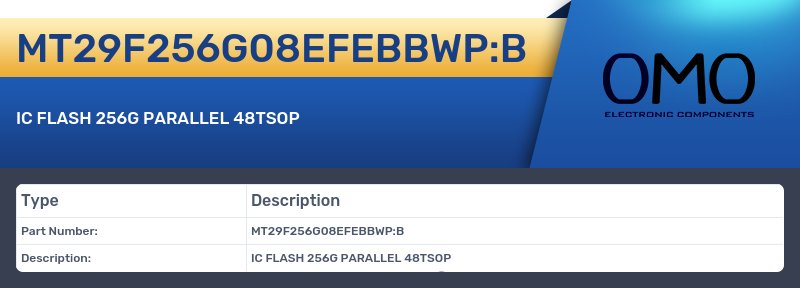 MT29F256G08EFEBBWP:B
