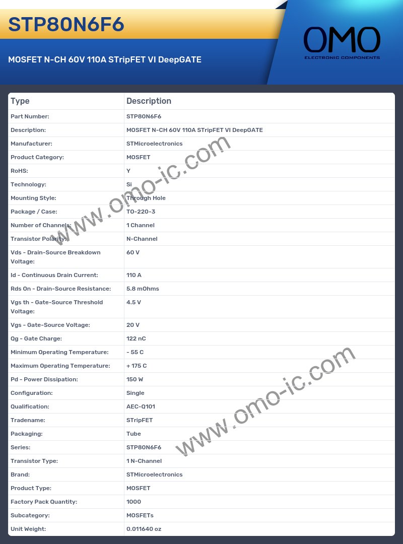 STP80N6F6