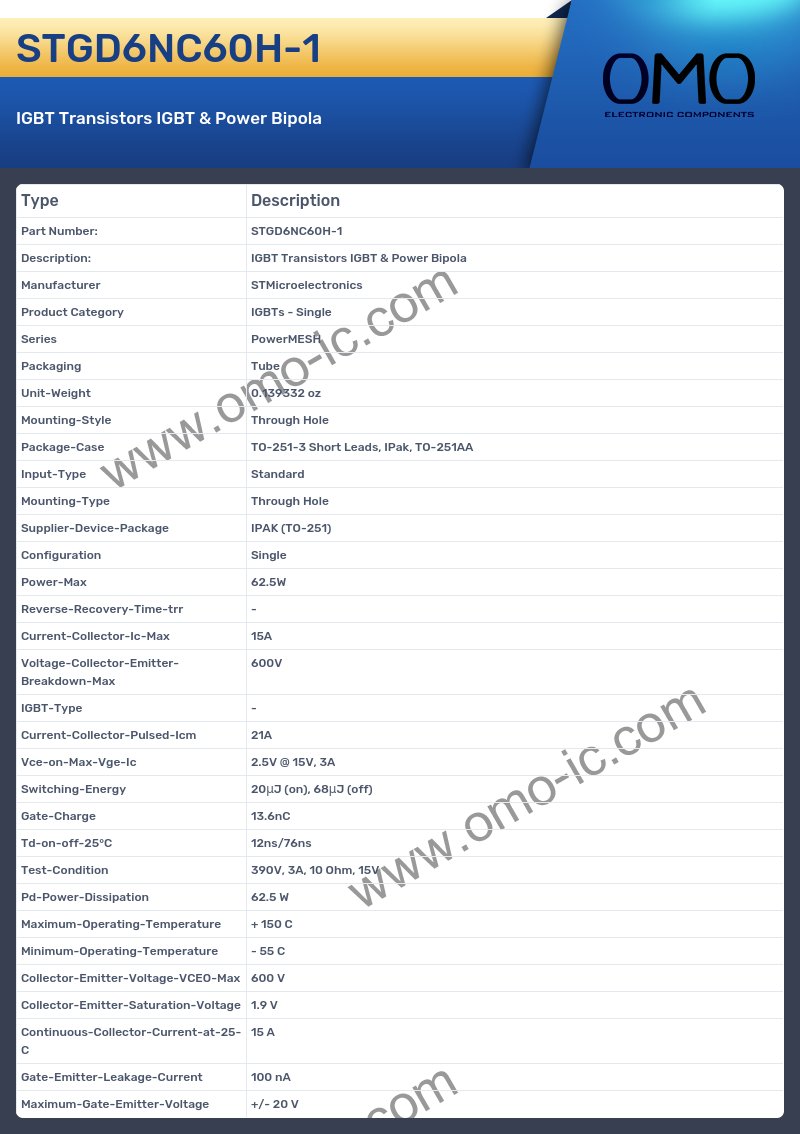 STGD6NC60H-1