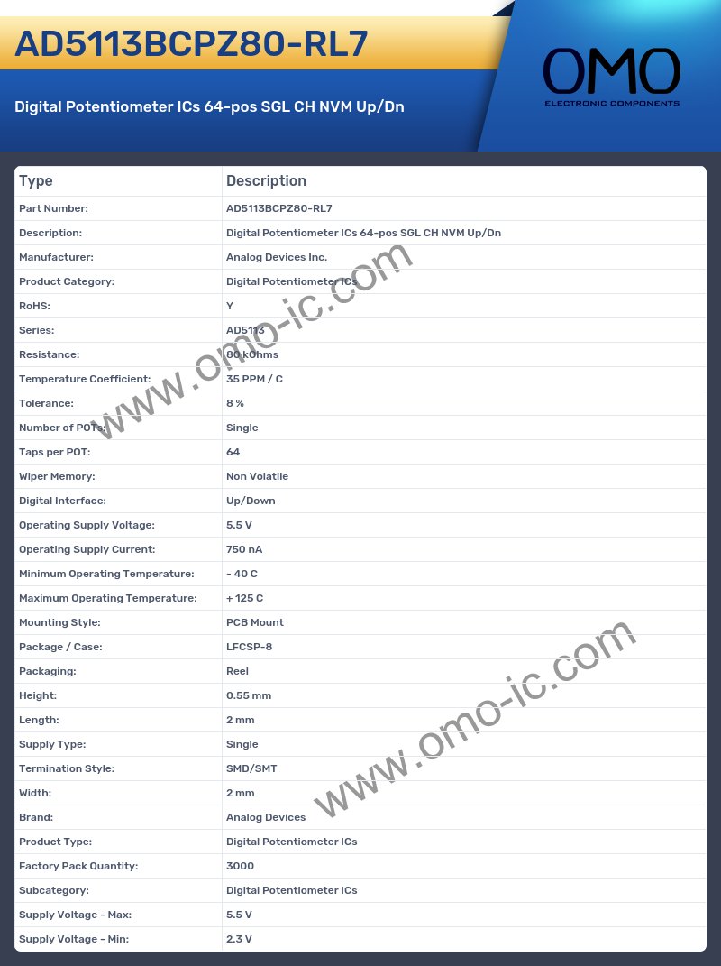 AD5113BCPZ80-RL7