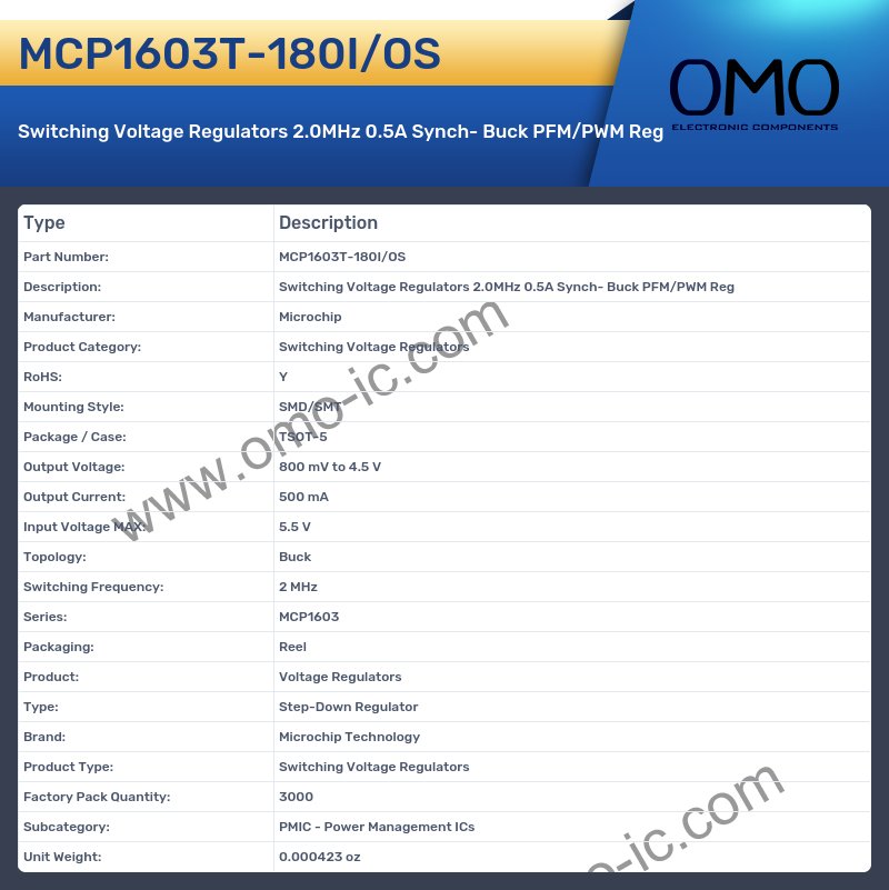 MCP1603T-180I/OS