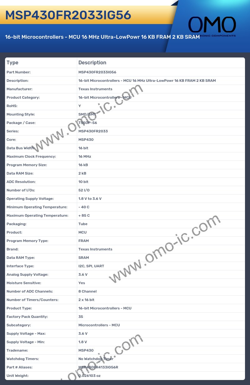 MSP430FR2033IG56