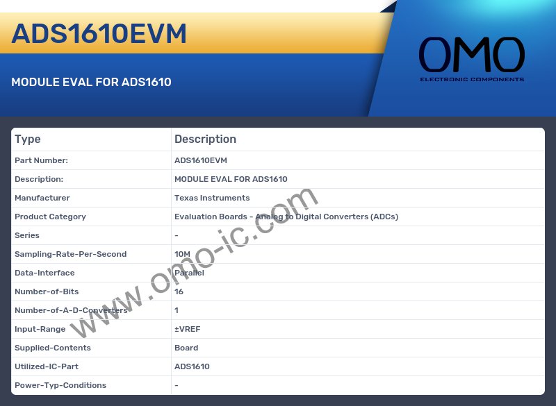 ADS1610EVM