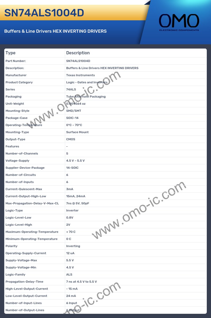 SN74ALS1004D