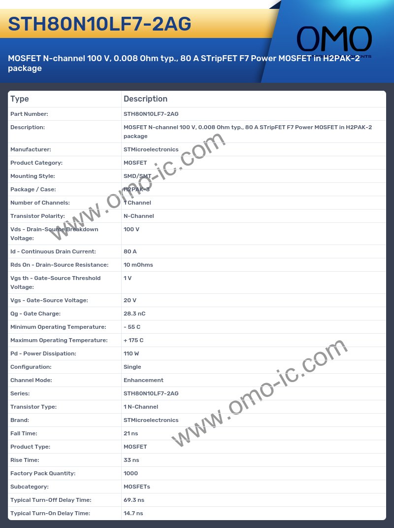STH80N10LF7-2AG