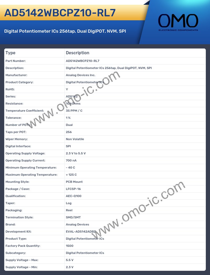 AD5142WBCPZ10-RL7