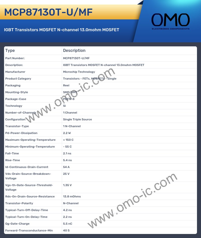 MCP87130T-U/MF