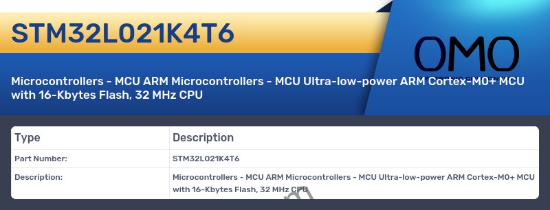 STM32L021K4T6