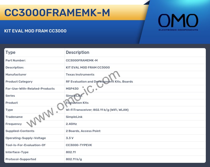 CC3000FRAMEMK-M