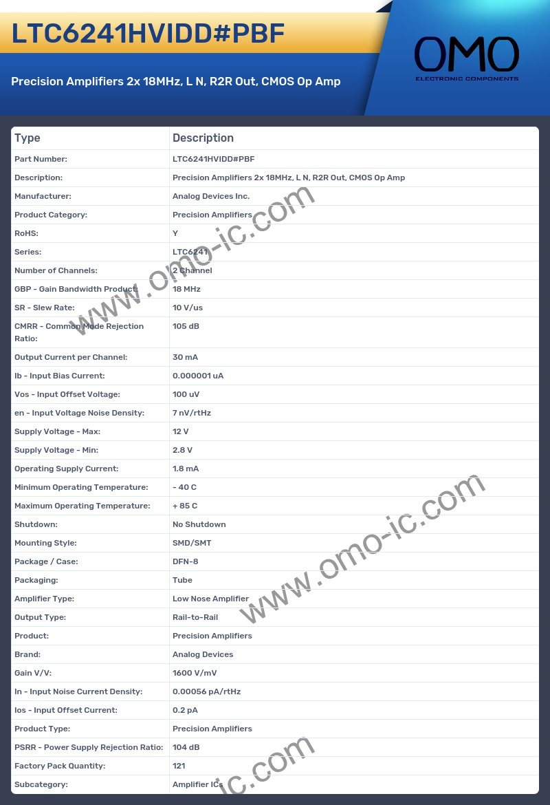 LTC6241HVIDD#PBF