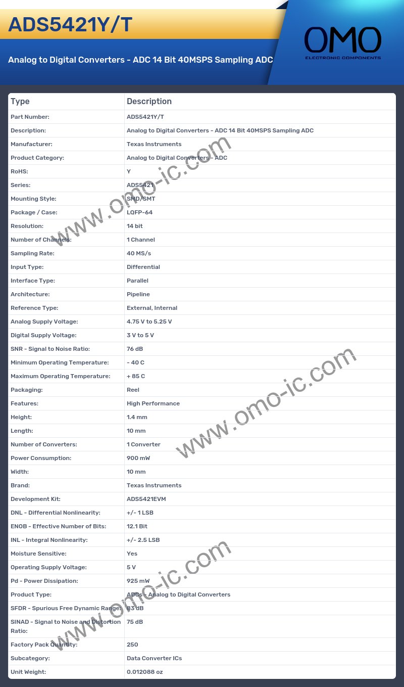 ADS5421Y/T
