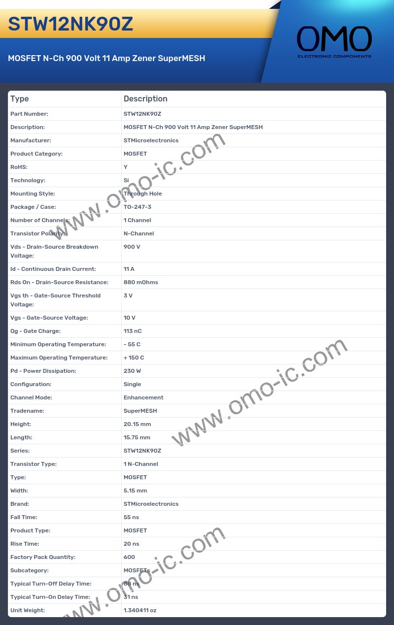 STW12NK90Z
