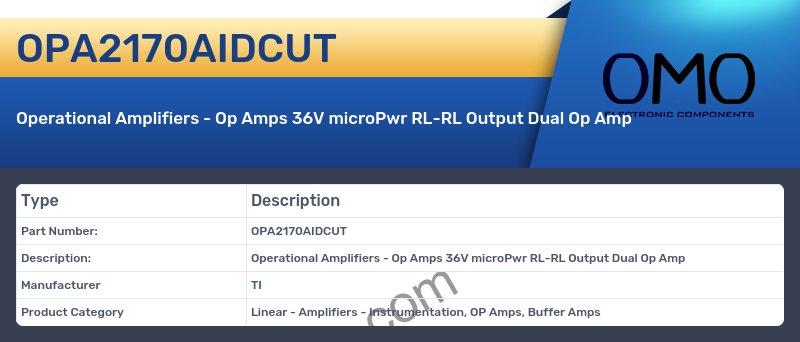 OPA2170AIDCUT