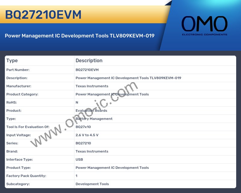 BQ27210EVM