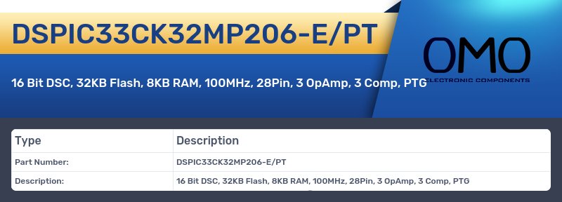 DSPIC33CK32MP206-E/PT