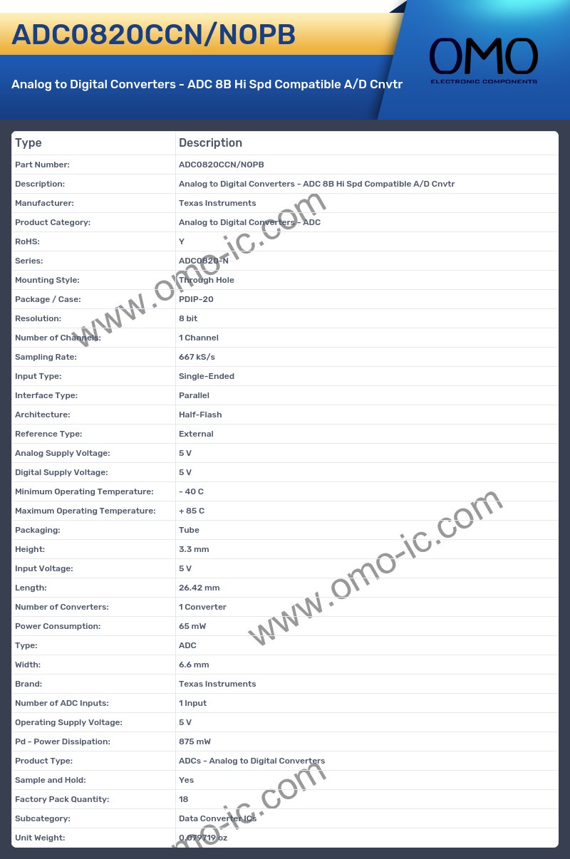 ADC0820CCN/NOPB