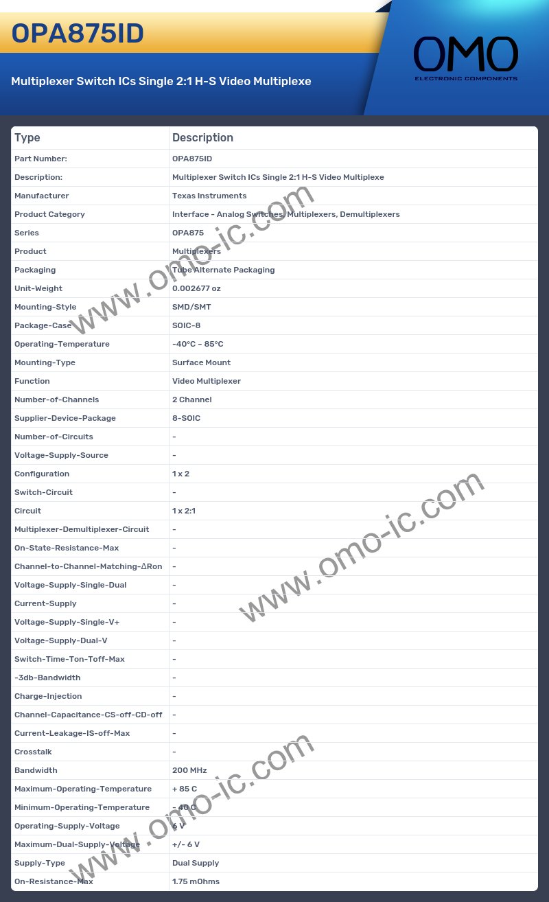 OPA875ID