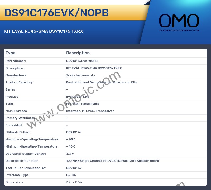 DS91C176EVK/NOPB